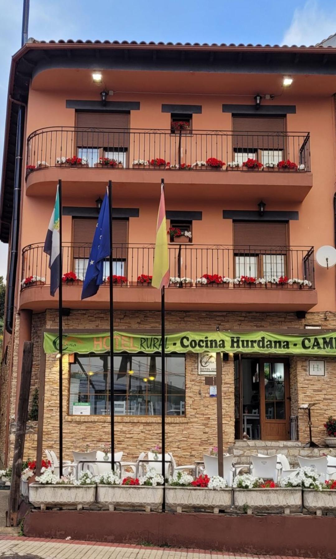 Hotel Rural Restaurante Cristania Caminomorisco Exterior foto
